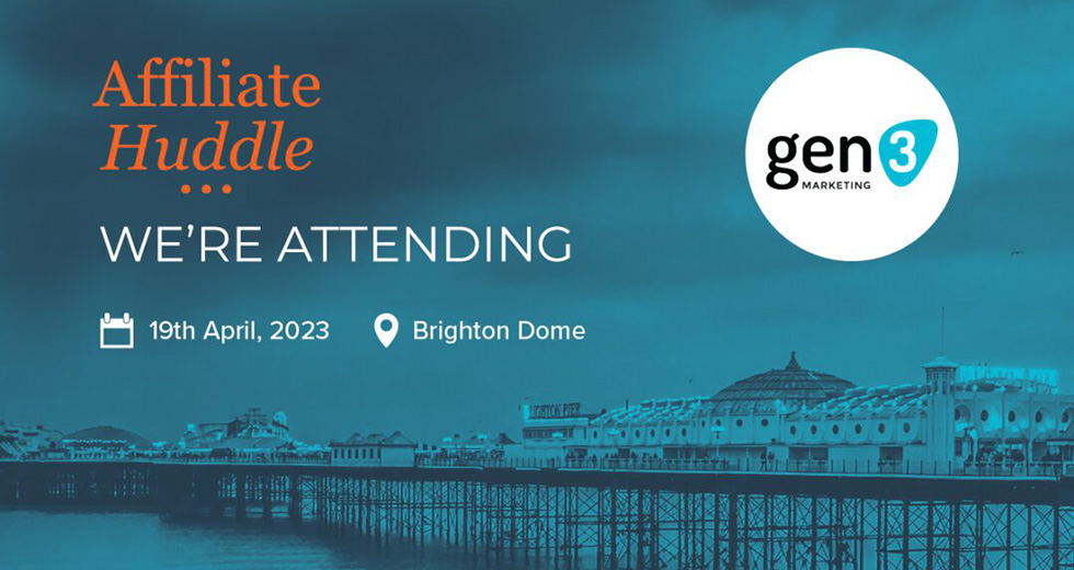 Brighton the destination as Gen3 Marketing prepares for the Affiliate Huddle