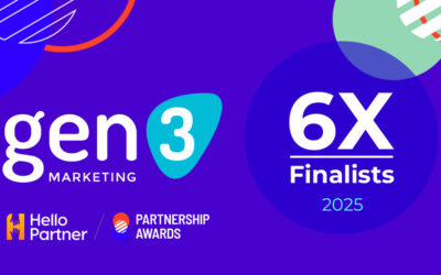 Gen3 Marketing Finalist in 6 Categories at US Partnership Awards 2025