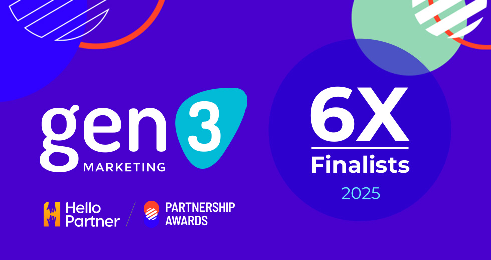 Gen3 Marketing Finalist in 6 Categories at US Partnership Awards 2025
